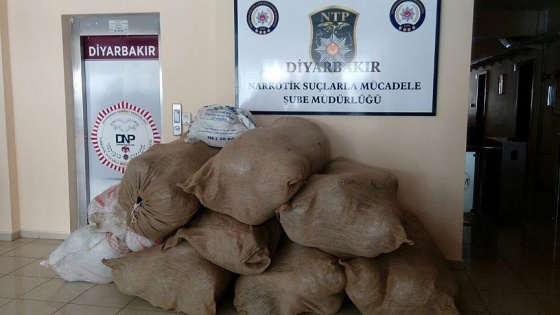 Diyarbakır'da 416 kilogram esrar ele geçirildi