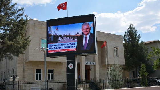 Diyarbakır'da Başbakan Yıldırım heyecanı