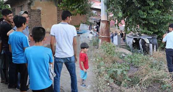 Diyarbakır’da faciayı ağaç önledi