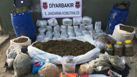 Diyarbakır'da narkoterör operasyonu