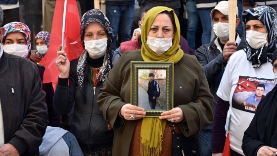 Diyarbakır'daki evlat nöbetine bir anne daha katıldı