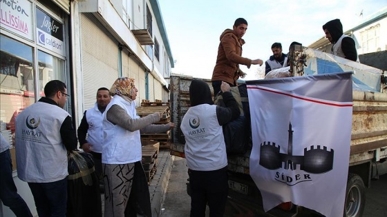 Diyarbakır'dan Halep'e insani yardım