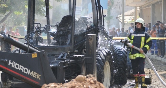 Doğalgaz hattı patladı, faciaya ramak kaldı