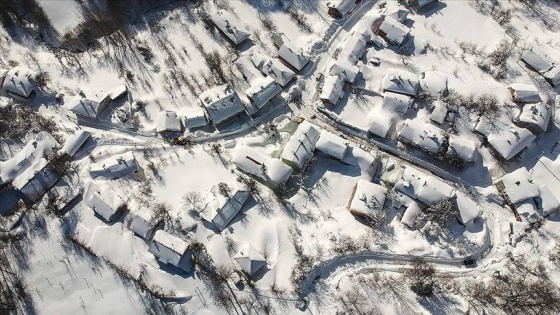 Domaniç eteklerinde 3 metreye ulaşan kar yaşamı olumsuz etkiliyor