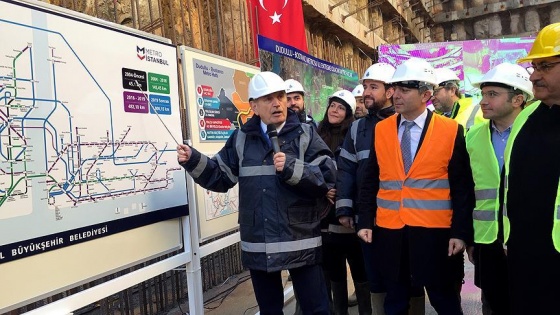 Dudullu-Bostancı metrosu tünel açma çalışmaları başladı