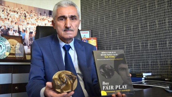 Dünya Fair Play Ödülü alan ilk Türk sporcu İsmet Karababa'dan 'dürüstlük' vurgusu