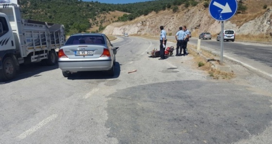 Dursunbey'de trafik kazası: 2 Yaralı