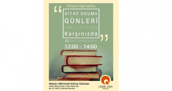 Düşün Taşın Derneği'nin Kitap Okuma Günleri başlıyor