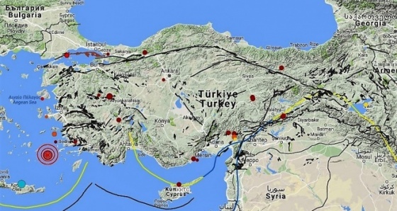 Ege’de 1 saatte 9 deprem