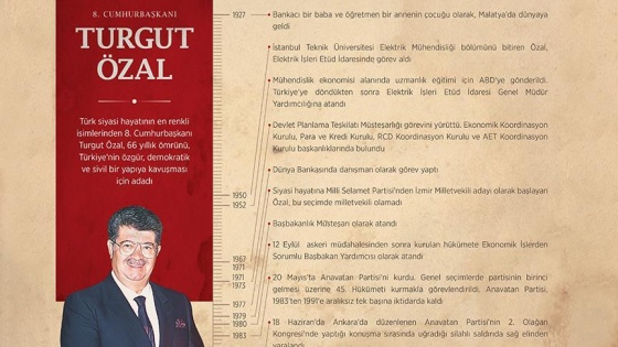 Ekonomik ve sosyal dönüşümün mimarı: Turgut Özal