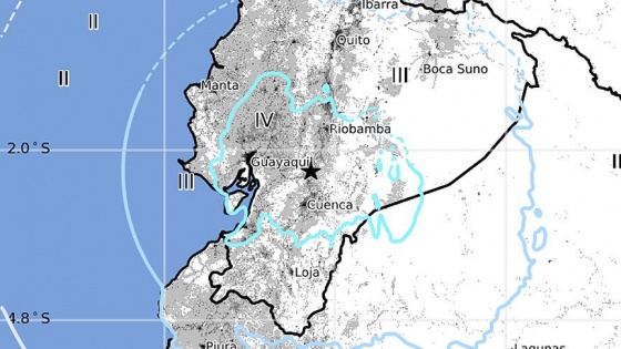 Ekvador'da 6,2 büyüklüğünde deprem