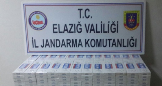 Elazığ'da 4 bin 170 adet kaçak sigara ele geçirildi