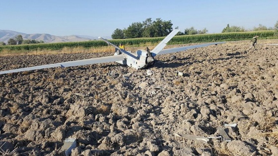 Elazığ'da arızalanan İHA zorunlu iniş gerçekleştirdi