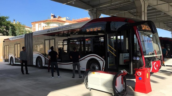 Elazığ'da elektrikli otobüsler hizmete girdi