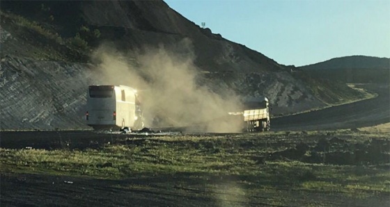 Elazığ'daki otobüs kazasını anlatan fotoğraf