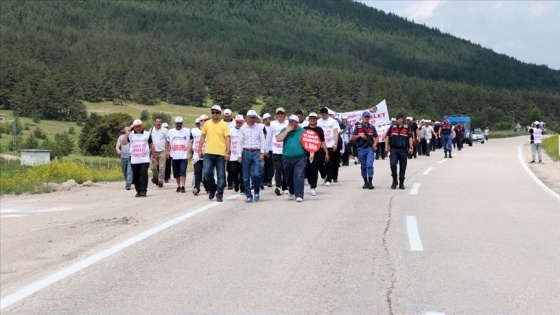 'Emek ve Adalet Yürüyüşü'nde beşinci gün sona erdi