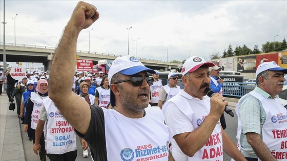 'Emek ve Adalet Yürüyüşü' tamamlandı