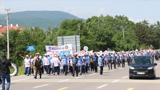 'Emek ve Adalet Yürüyüşü' üçüncü gününde devam ediyor