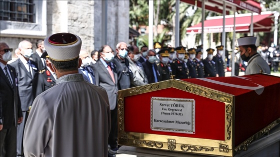 Emekli Orgeneral Servet Yörük son yolculuğuna uğurlandı