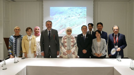 Emine Erdoğan'a Japonya'da 'sıfır atık' sunumu