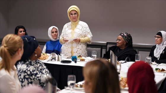 Emine Erdoğan ABD'li Müslüman toplumun kadın temsilcileriyle buluştu