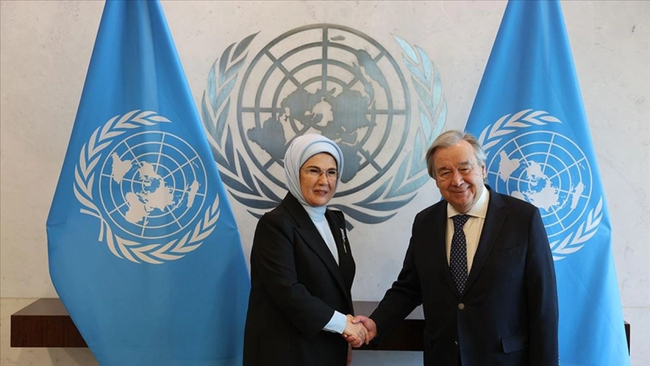 Emine Erdoğan, COP29'da BM Genel Sekreteri Guterres ile görüşecek