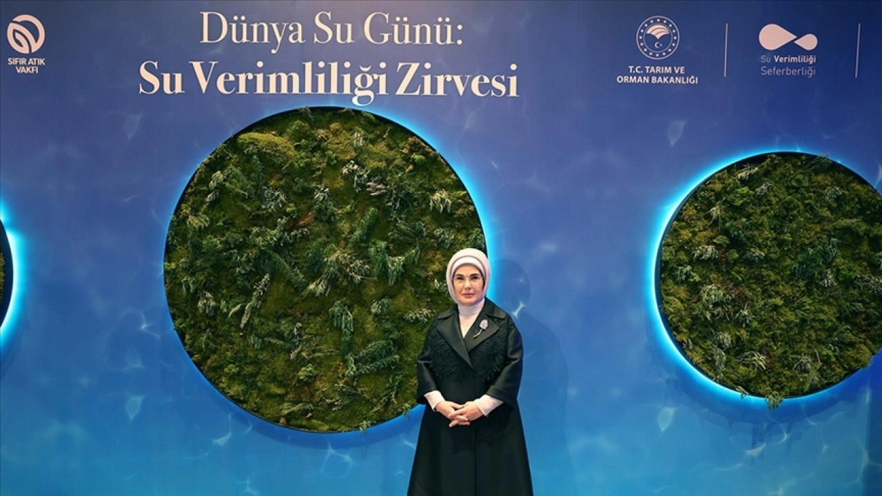 Emine Erdoğan'dan "22 Mart Dünya Su Günü: Su Verimliliği Zirvesi"ne ilişkin paylaşım