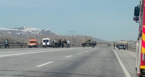 Erçiş'te bomba yüklü kamyonet ele geçirildi