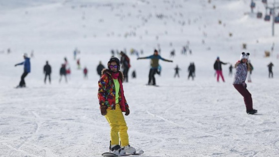 Erciyes'te hafta sonu yoğunluğu