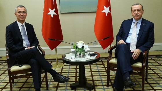 Erdoğan, ABD'de Nato Genel Sekreteri Stoltenberg'i kabul etti