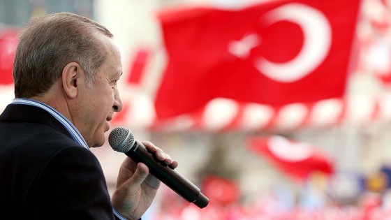 Erdoğan, AKM'deki toplu açılış töreninde konuşuyor