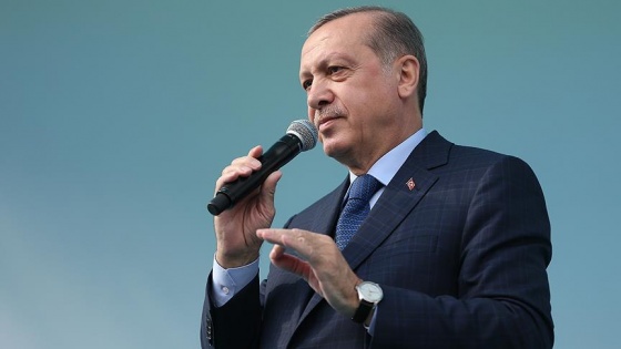 Erdoğan, Balıkesir'de toplu açılış töreninde konuşuyor