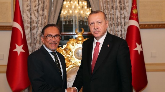 Erdoğan Enver İbrahim'i kabul etti