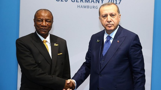 Erdoğan, Gine Cumhurbaşkanı Conde ile bir araya geldi