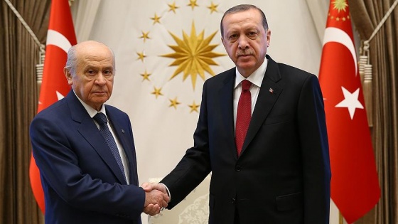 Erdoğan ile Bahçeli görüştü