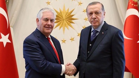 Erdoğan ile Tillerson terörle mücadeleyi görüştü