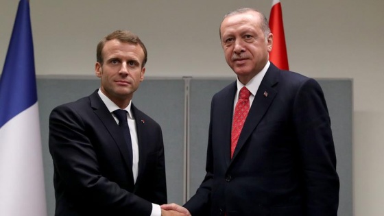 Erdoğan-Macron görüşmesi başladı