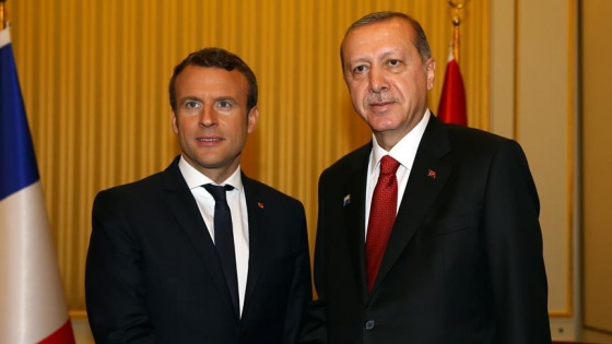 Erdoğan ve Macron Mescid-i Aksa'yı görüştü