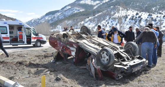 Erzincan'da trafik kazası: 1 ölü