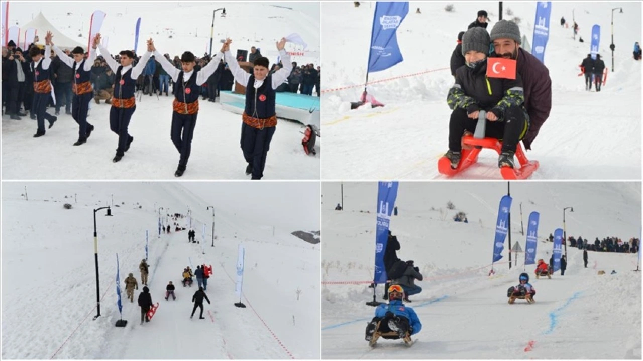 Erzurum'da "Gelenekten Geleceğe Kış Oyunları Festivali" yapıldı