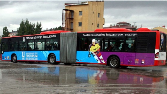 Erzurum'da sağlık çalışanlarına şehir içi ulaşım ücretsiz