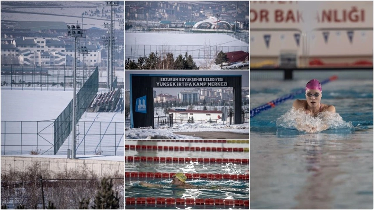 Erzurum, yüksek irtifasıyla yaz kış farklı ülkelerin milli takımlarını ağırlıyor