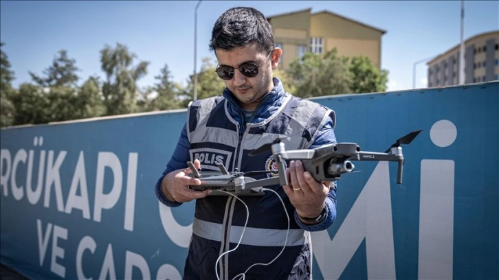 Erzurum'da düğün konvoylarına yönelik havadan ve karadan sıkı denetim