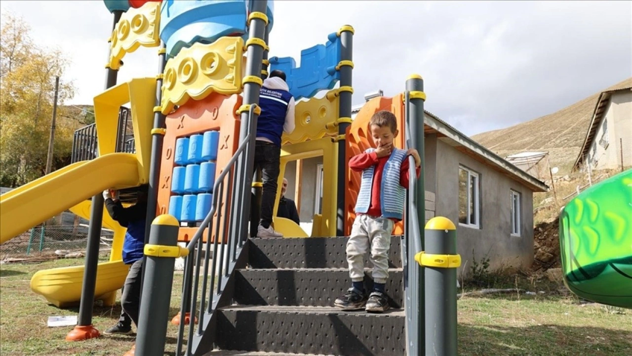 Erzurum'da otizmli çocuğun park hayali gerçeğe dönüştürüldü