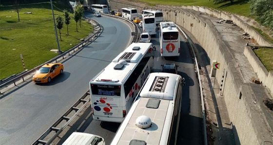 Esenler 15 Temmuz Demokrasi Otogarında dönüş yoğunluğu yaşanıyor