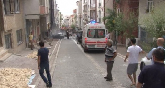 Esenyurt cinnet getiren bir kişi polisi harekete geçirdi