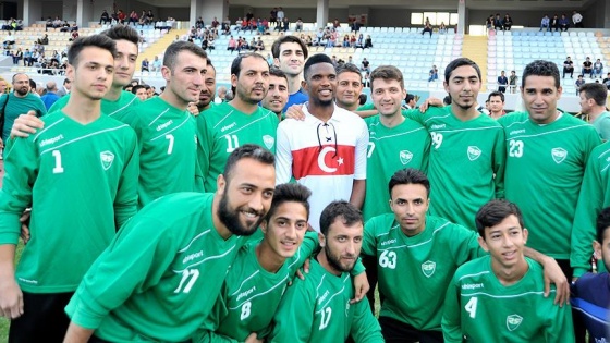 Eto'o Türk Milli Takımı formasını giydi