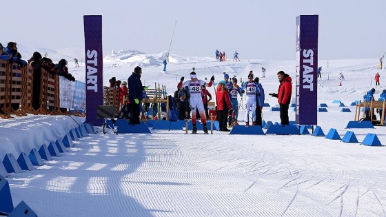 EYOF'ta 7,5 kilometre sprint yarışı yapıldı