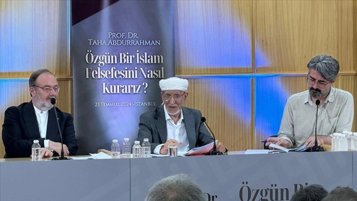 Faslı filozof Prof. Dr. Taha Abdurrahman, İstanbul'da İslam felsefesi üzerine konferans verdi