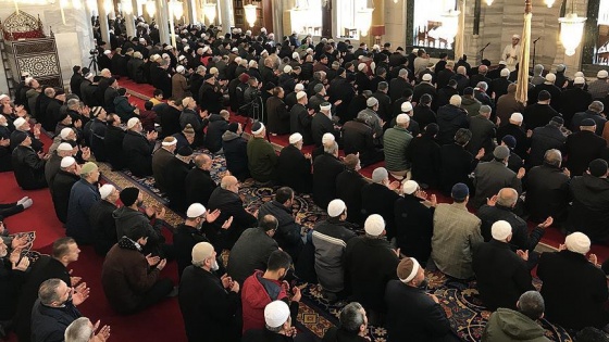 Fatih Camii'nde Afrin şehitleri için hatim duası yapıldı